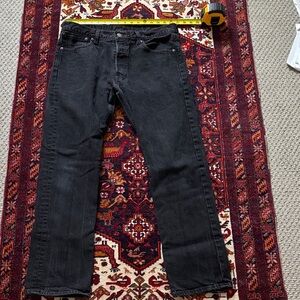 Levi's Black Straight-Leg Jeans
